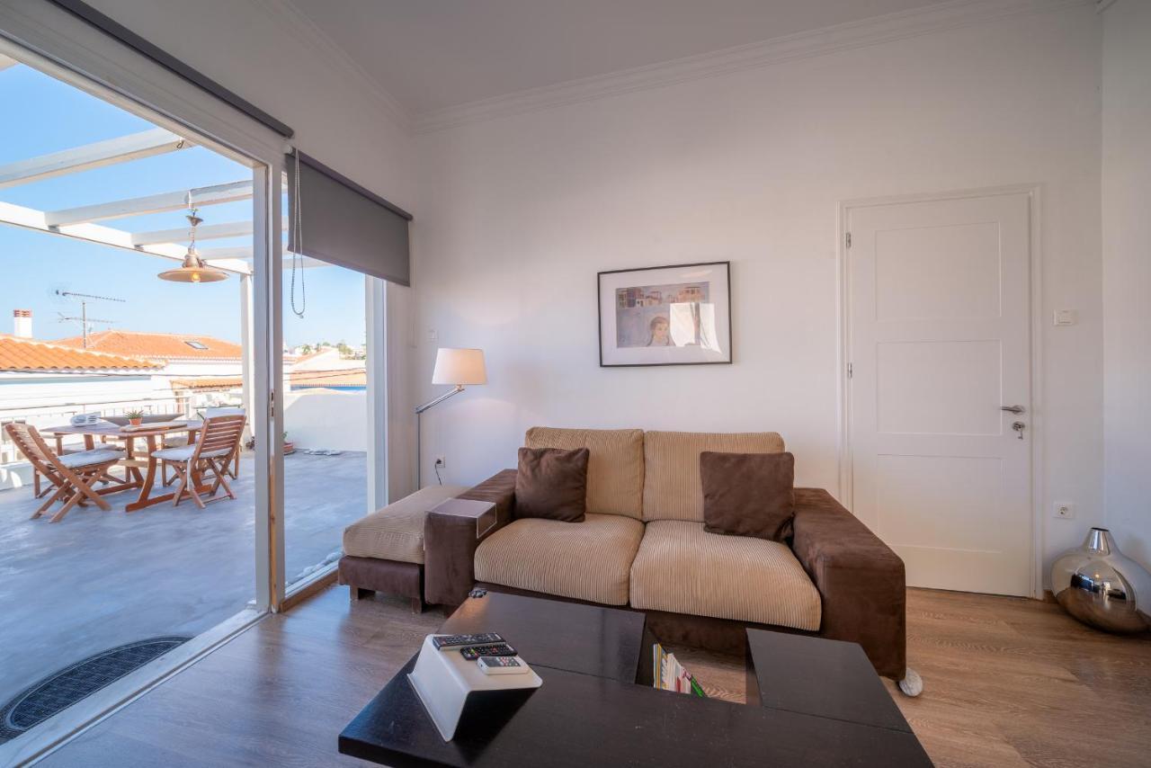 The Roof - Flat Sea View In Aegina Town Apartment Bagian luar foto