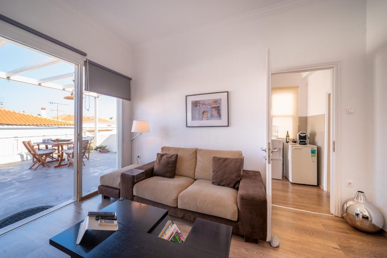 The Roof - Flat Sea View In Aegina Town Apartment Bagian luar foto